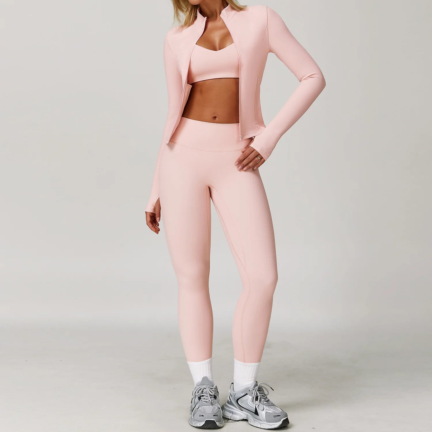 Conjunto de yoga de 2/3 piezas para mujer