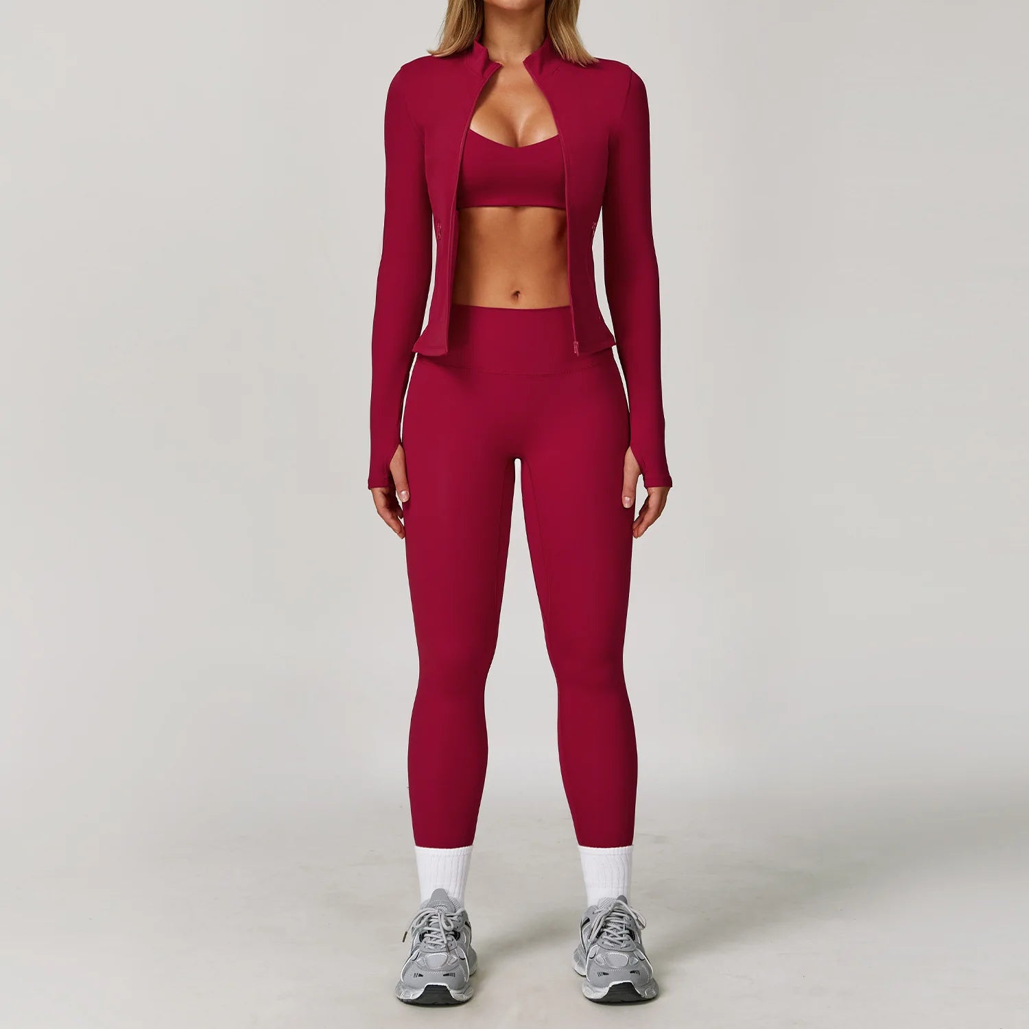Conjunto de yoga de 2/3 piezas para mujer