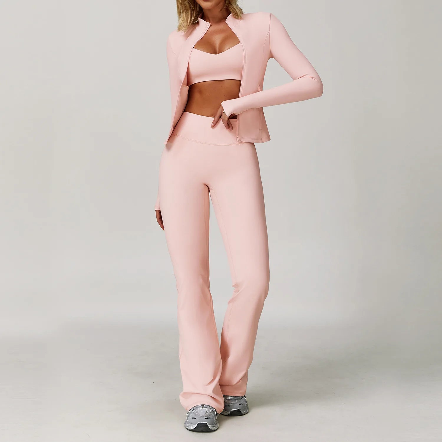 Conjunto de yoga de 2/3 piezas para mujer
