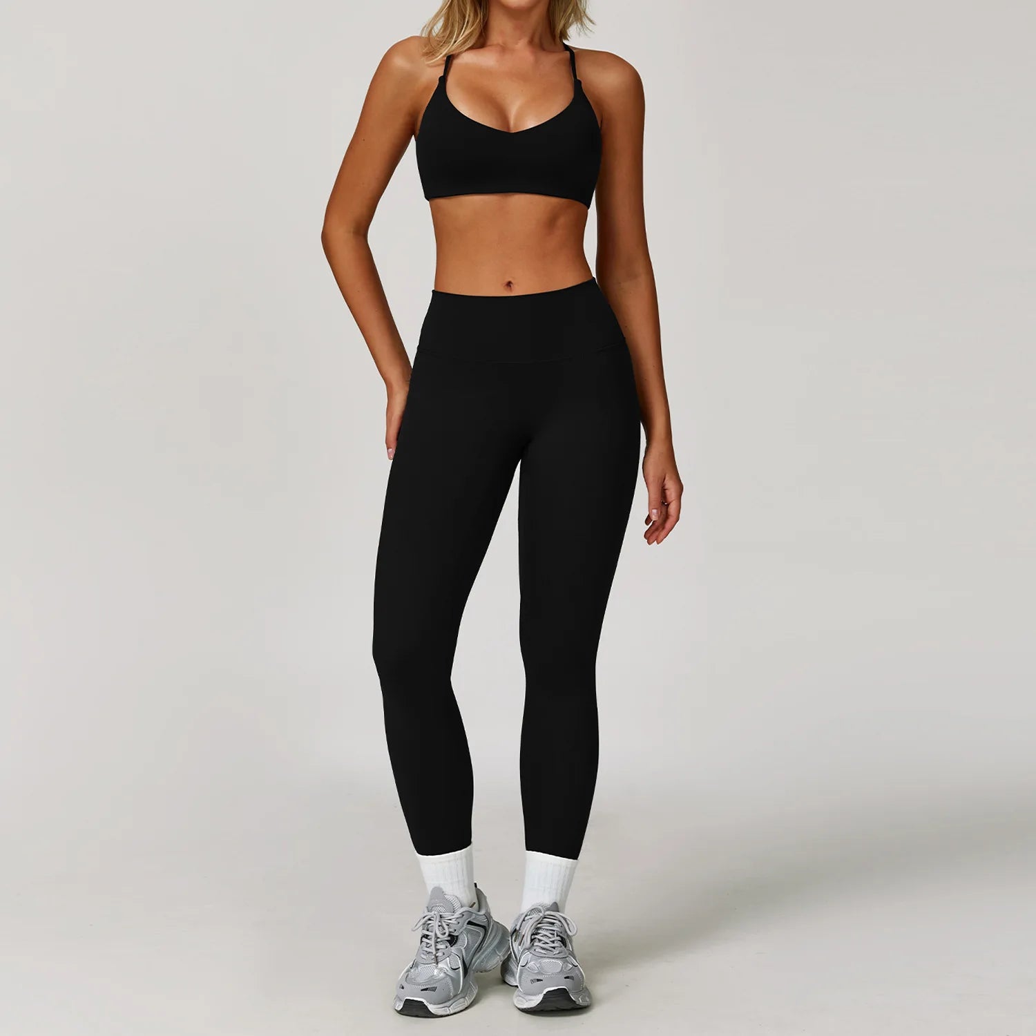 Conjunto de yoga de 2/3 piezas para mujer